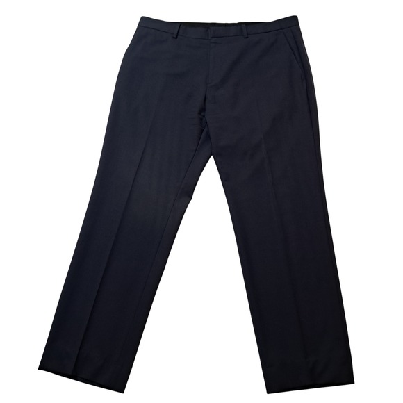 Theory Other - Theory Mayer New Tailor 2 Virgin Wool Dress Pants Men's 36 Navy Blue Work Career